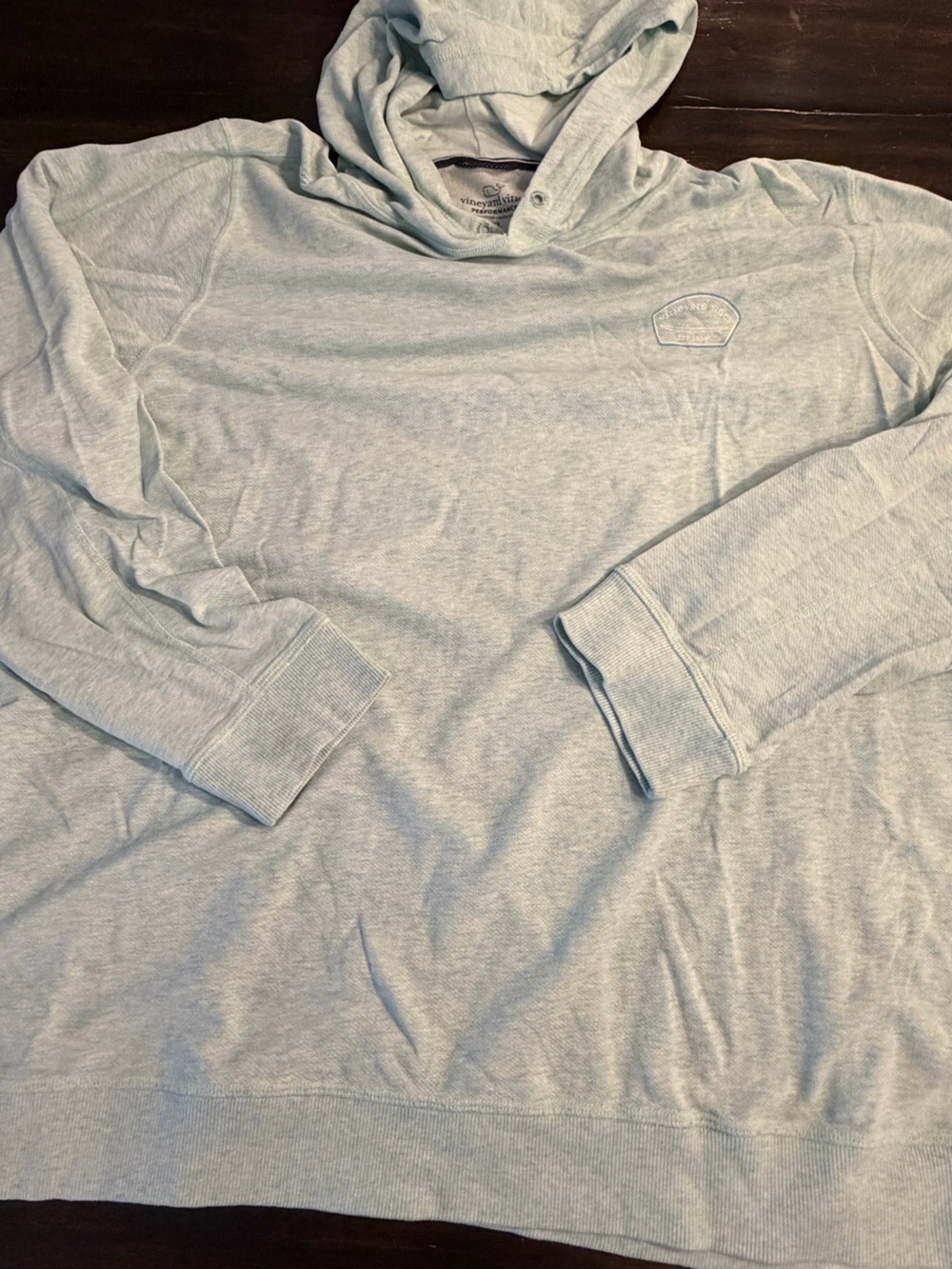 Vineyard Vines Light Mint Performance Hoodie 2XL - Picture 3 of 5